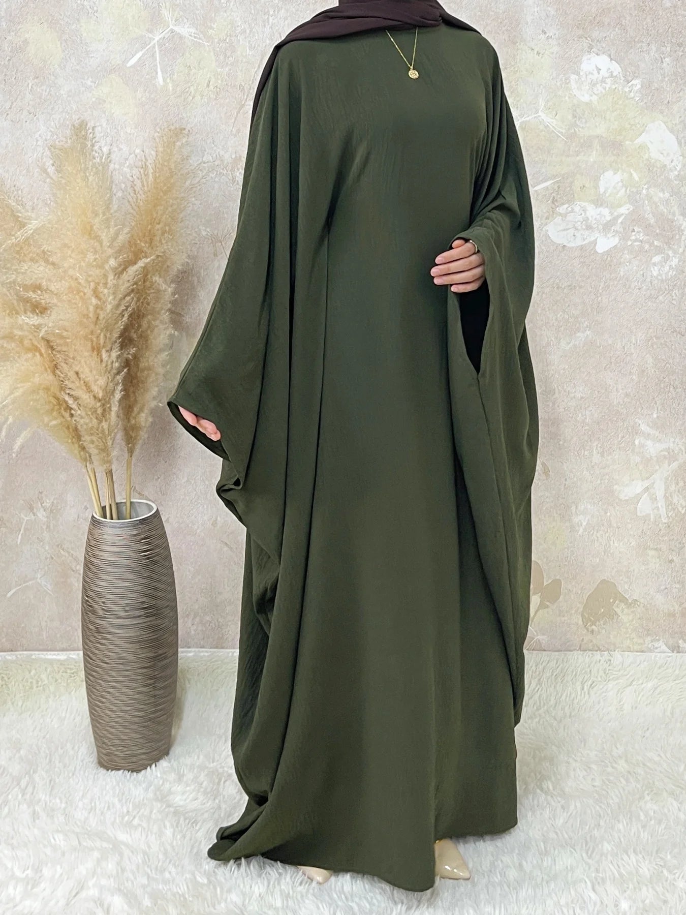 Women's Solid Color Abaya